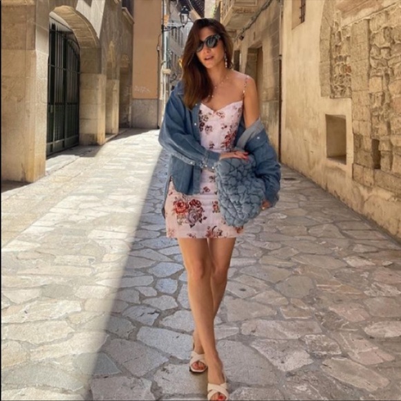 Brock x H&M Collection Lyocell Blend Floral Short Dress - NWT - Picture 5 of 16